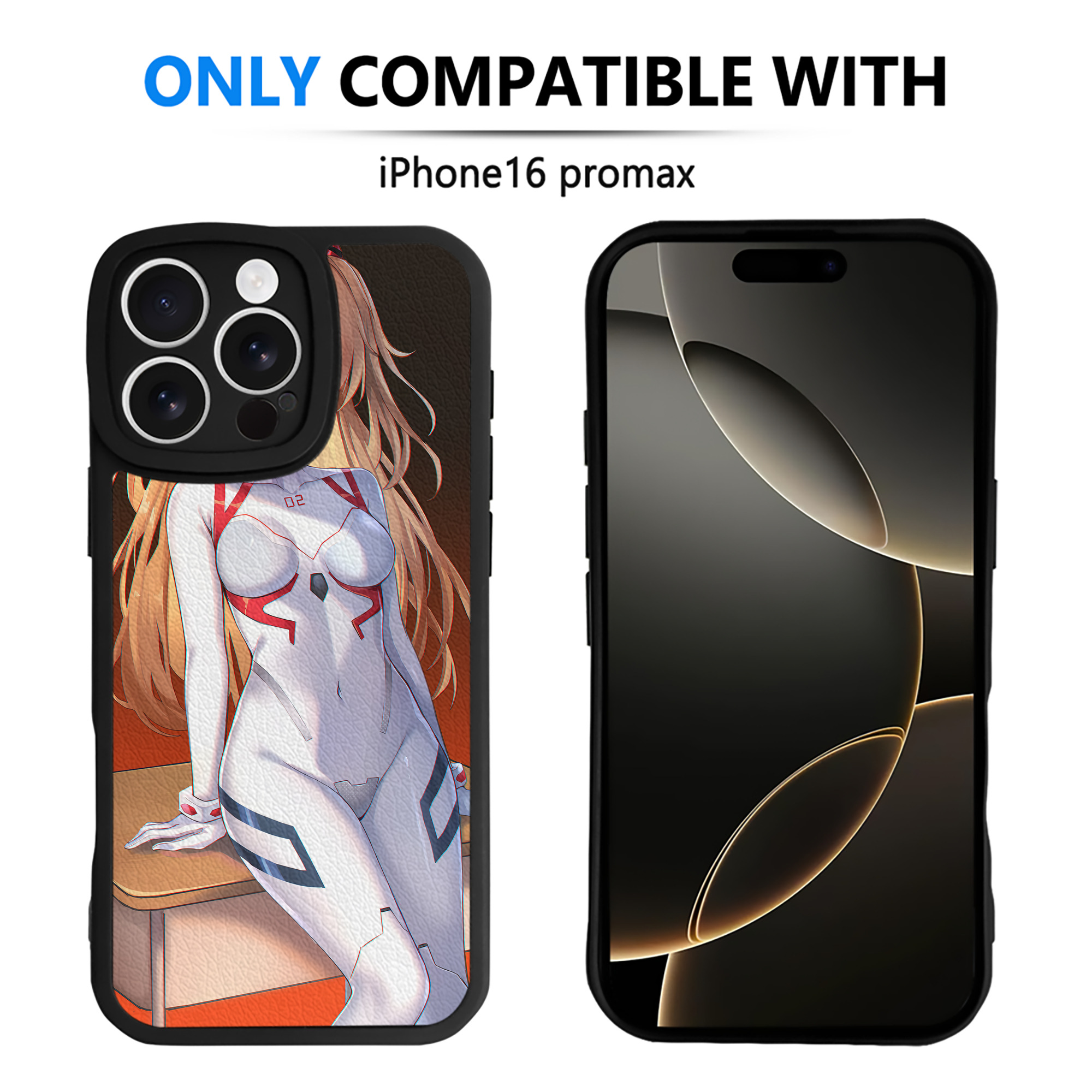 （画像用） EVA 新世紀エヴァンゲリオン 【iPhone 16シリーズ対応】シリコンスマホケース（レザー調） 材質：シリコン